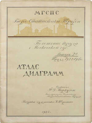 Маркузон Ф. Положение труда в Московской губернии. Атлас диаграмм. Вып. II. М.: М.Г.С.П.С., Бюро статистики труда, 1923.